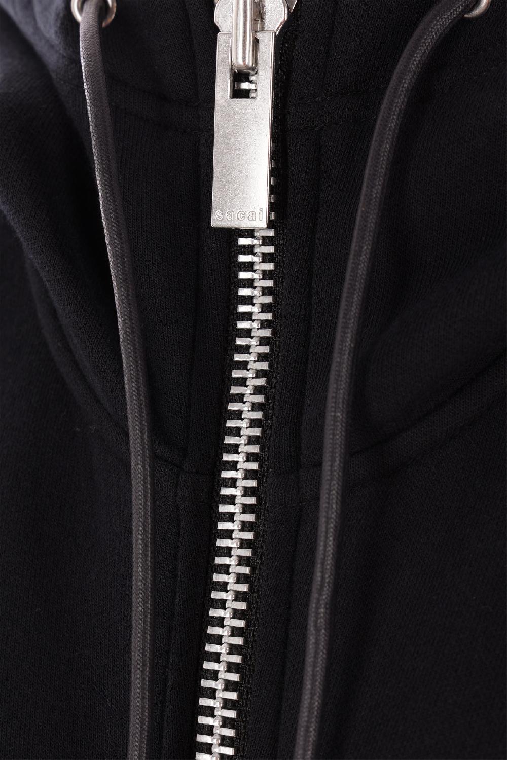 SACAI Felpa Full-zip In Jersey