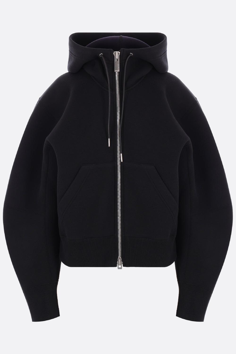 SACAI felpa full-zip in jersey