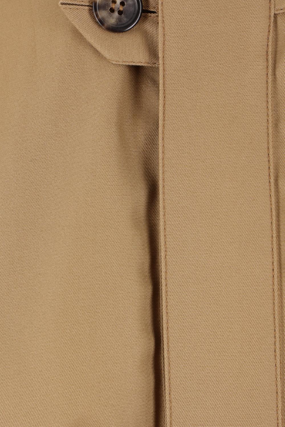 SAINT LAURENT Abito Corto In Twill Di Cotone