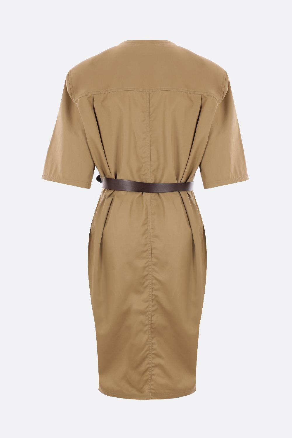 SAINT LAURENT Abito Saharienne In Twill