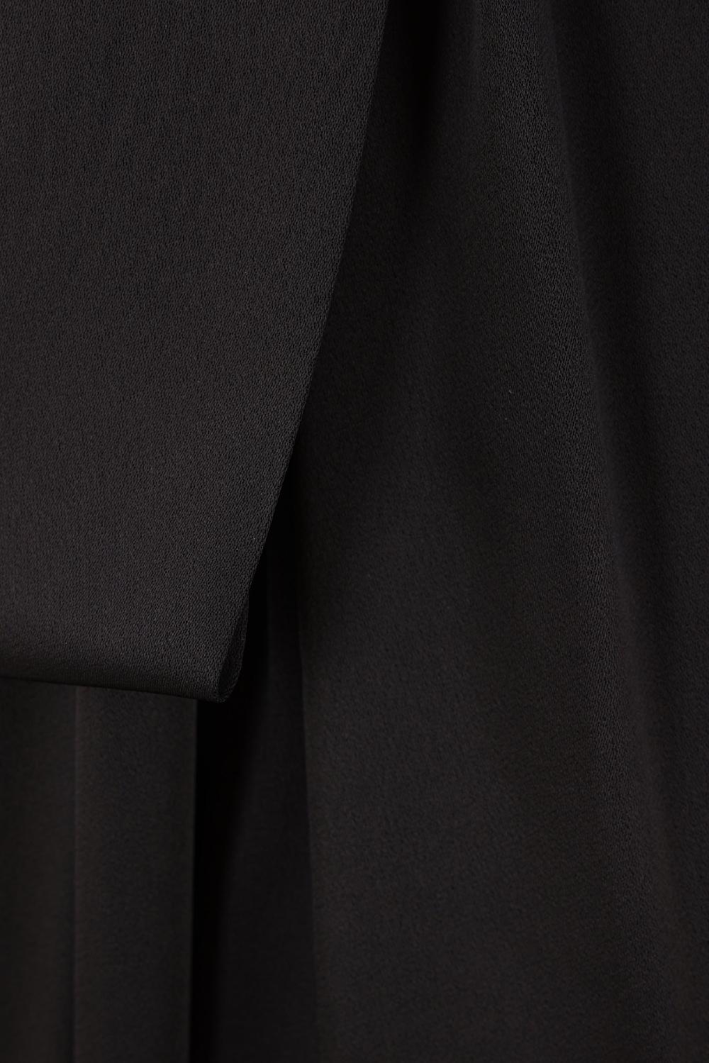 SAINT LAURENT Abito Smanicato In Envers Satin