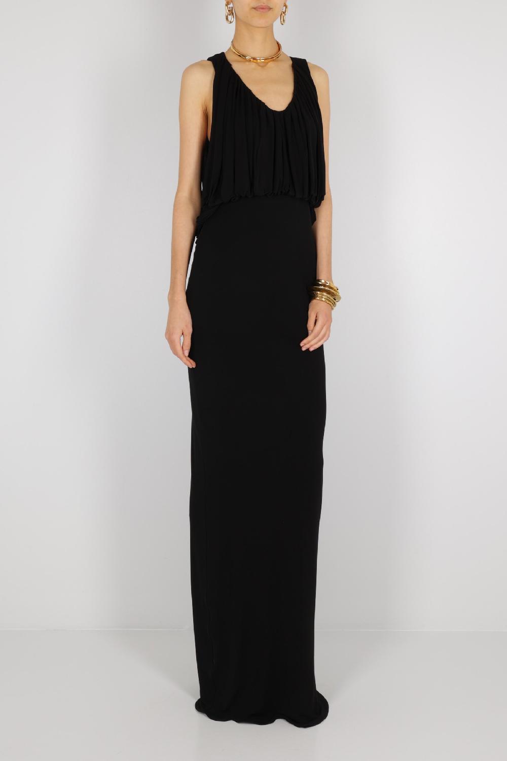 SAINT LAURENT Abito Smanicato In Jersey