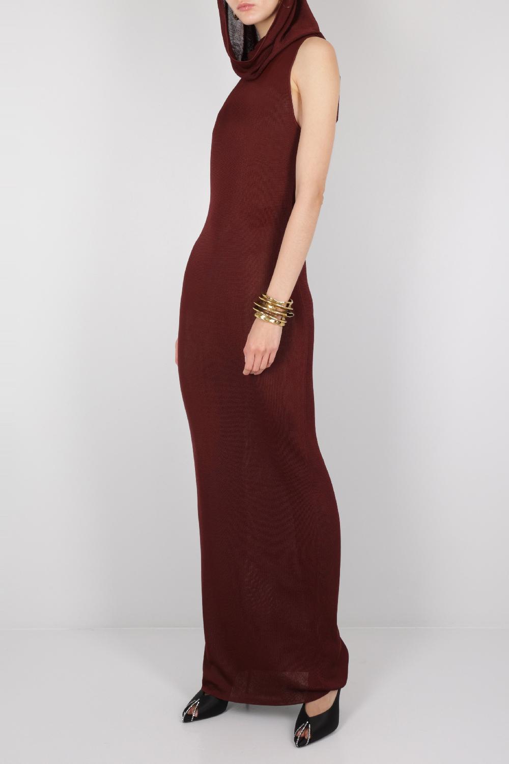 SAINT LAURENT Abito Smanicato In Maglia