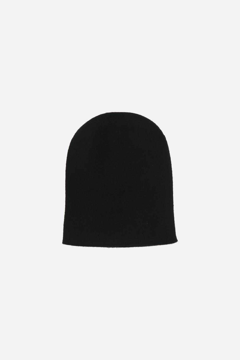 SAINT LAURENT Berretto In Cashmere Con Ricamo Logo