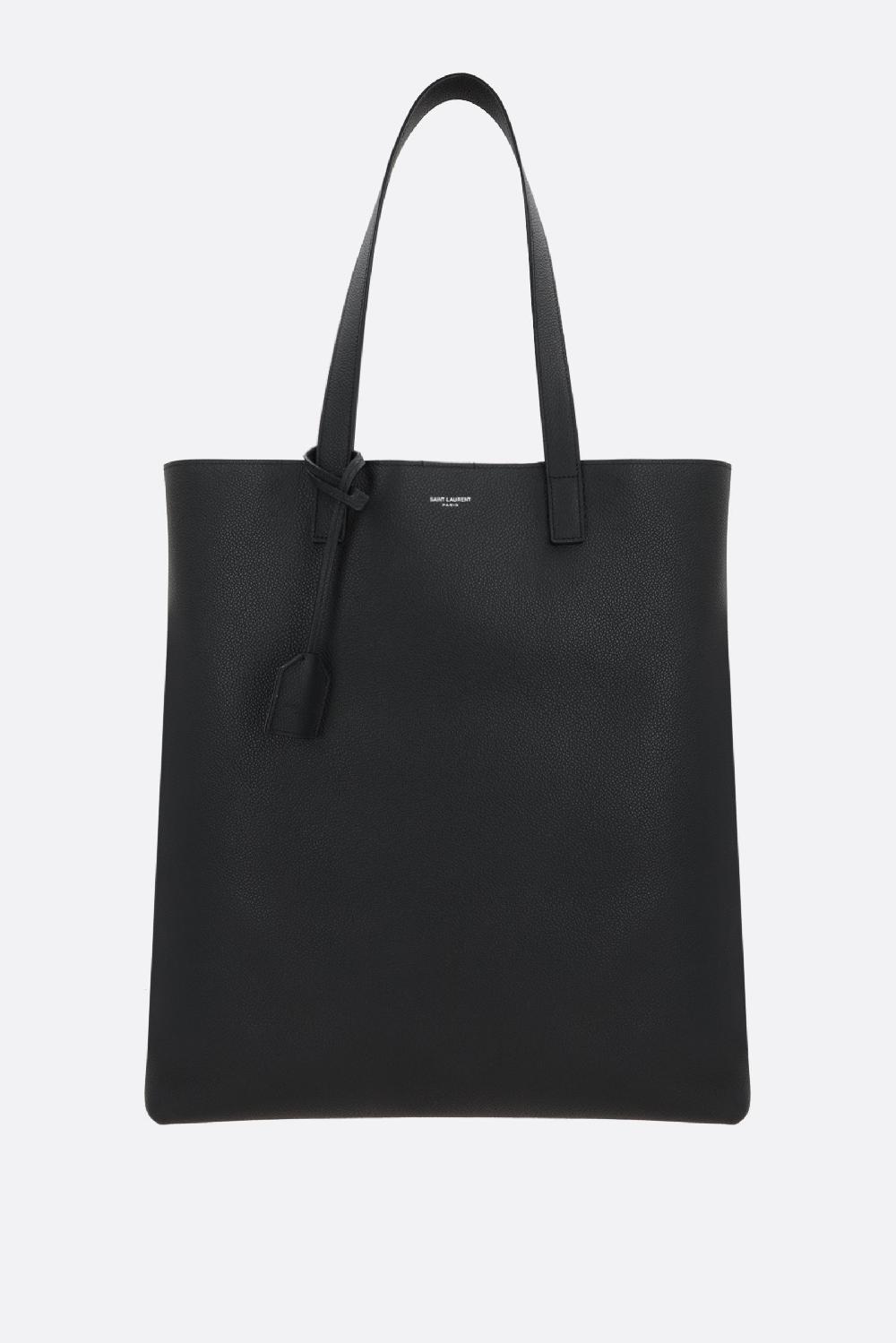 SAINT LAURENT borsa tote Bold in pelle martellata