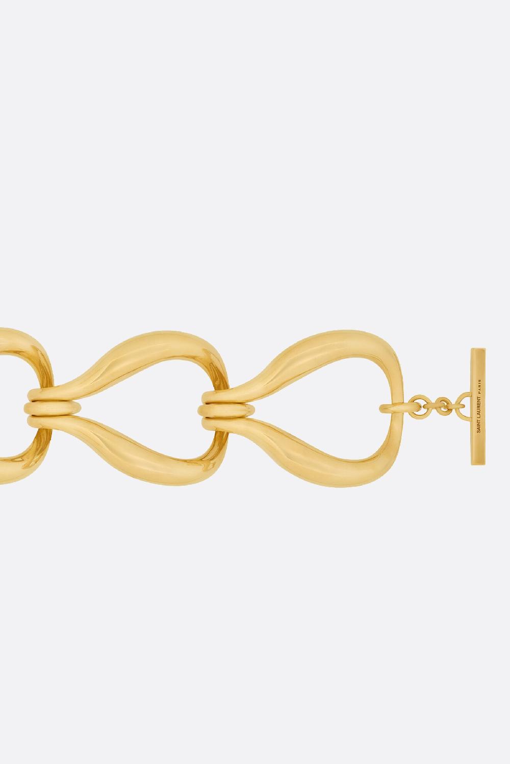 SAINT LAURENT Bracciale A Catena In Ottone