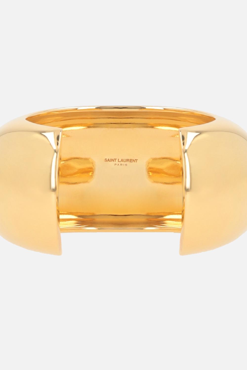 SAINT LAURENT Bracciale Rigido In Ottone