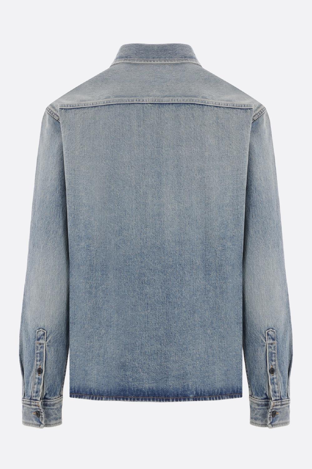 SAINT LAURENT Camicia Cassandre In Denim