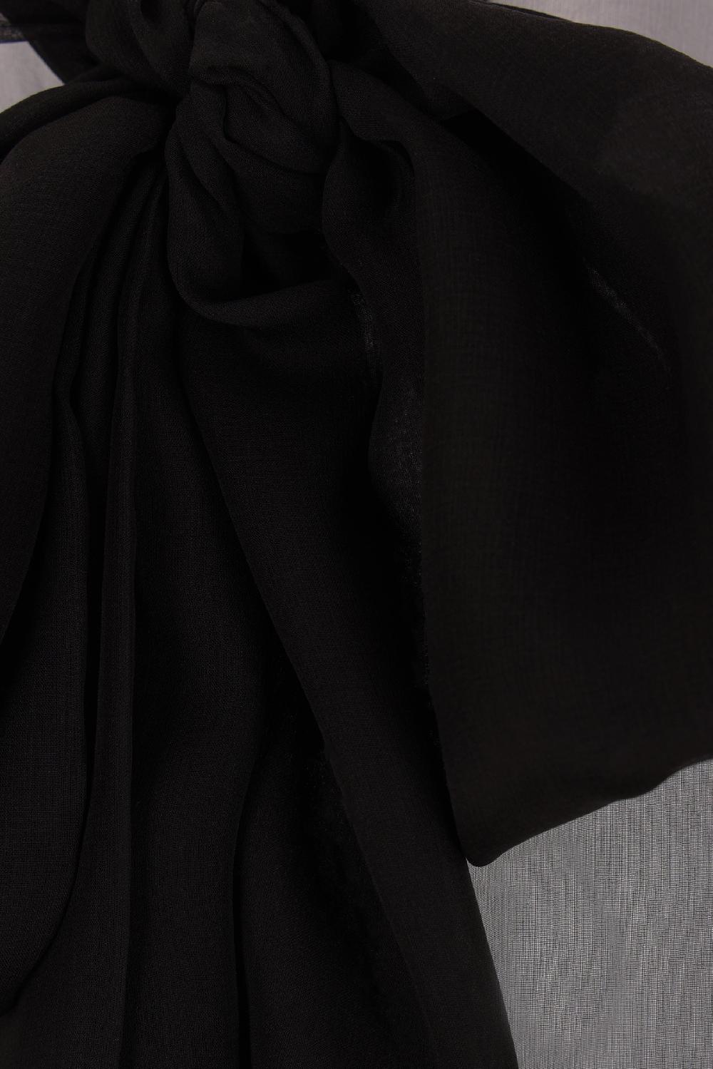 SAINT LAURENT Camicia In Chiffon Con Lavallière