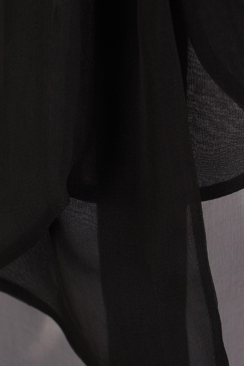 SAINT LAURENT Camicia In Chiffon Con Lavallière