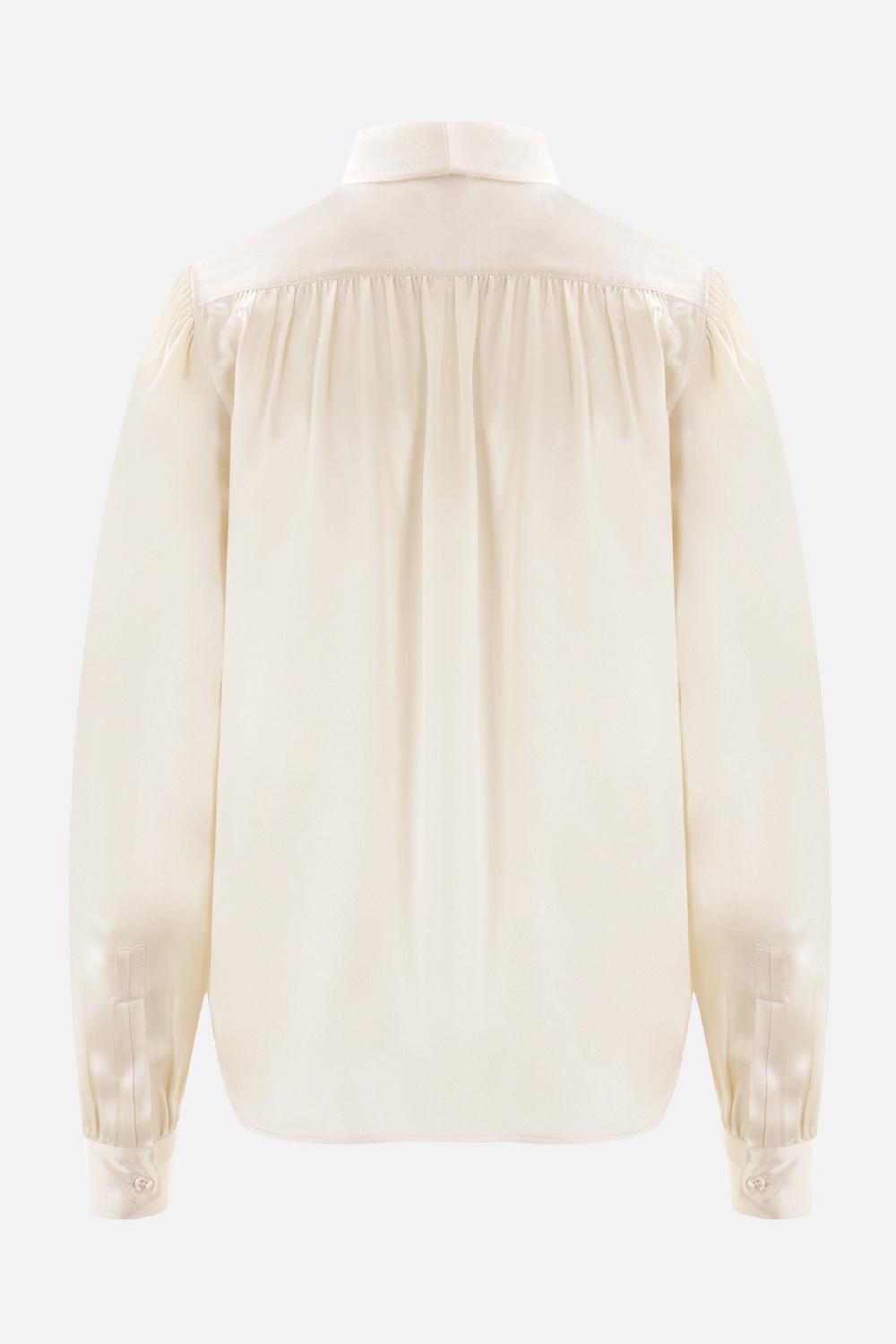 SAINT LAURENT Camicia In Envers Satin