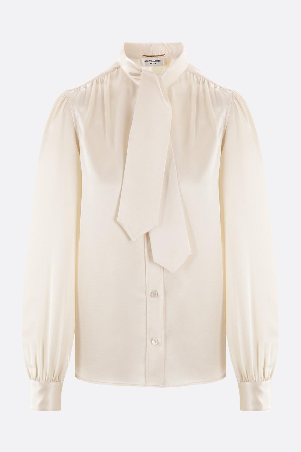 SAINT LAURENT camicia in envers satin