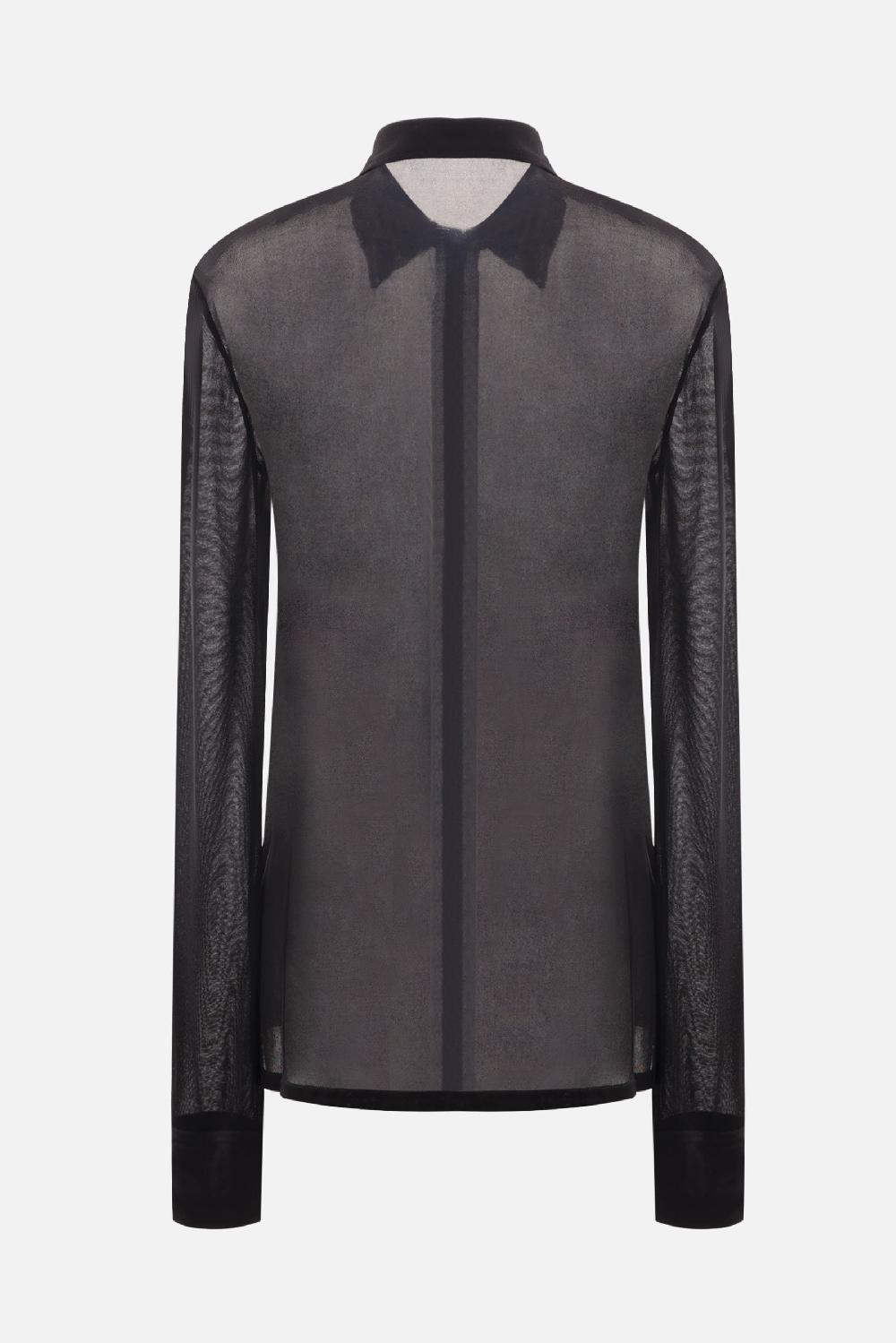 SAINT LAURENT Camicia In Jersey Crepe