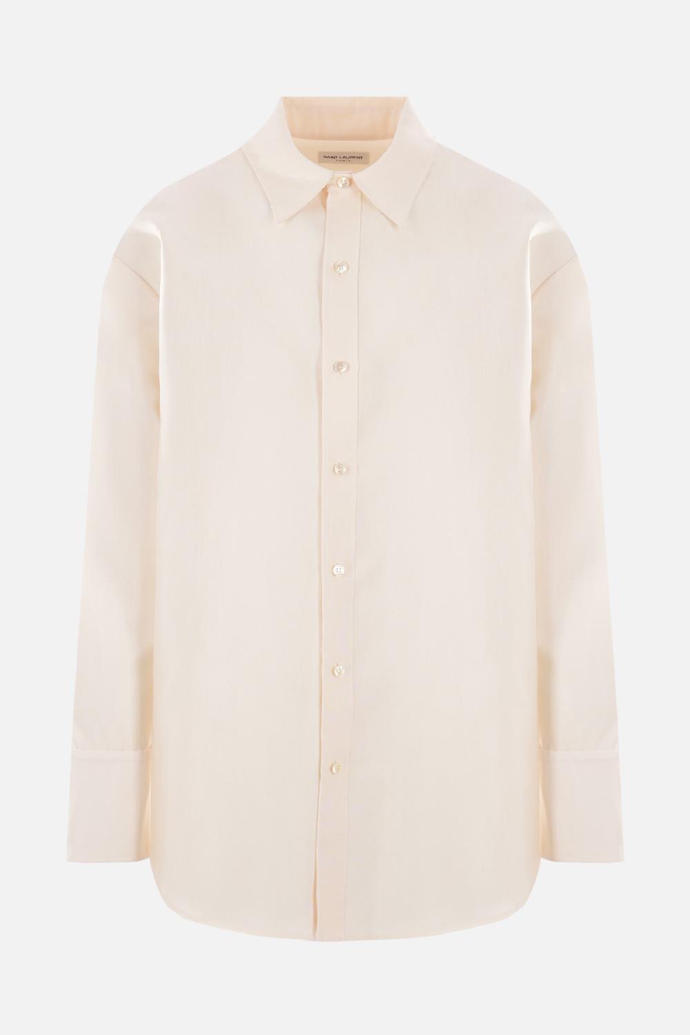 SAINT LAURENT Camicia Oversize In Faille
