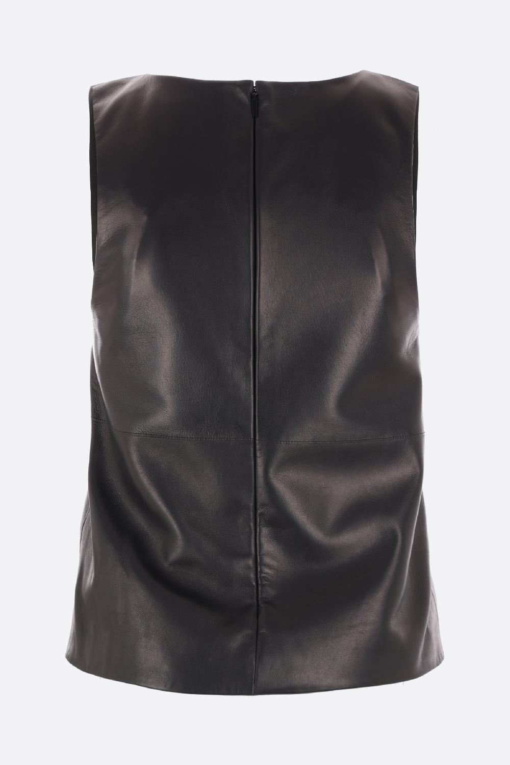 SAINT LAURENT Canotta In Nappa