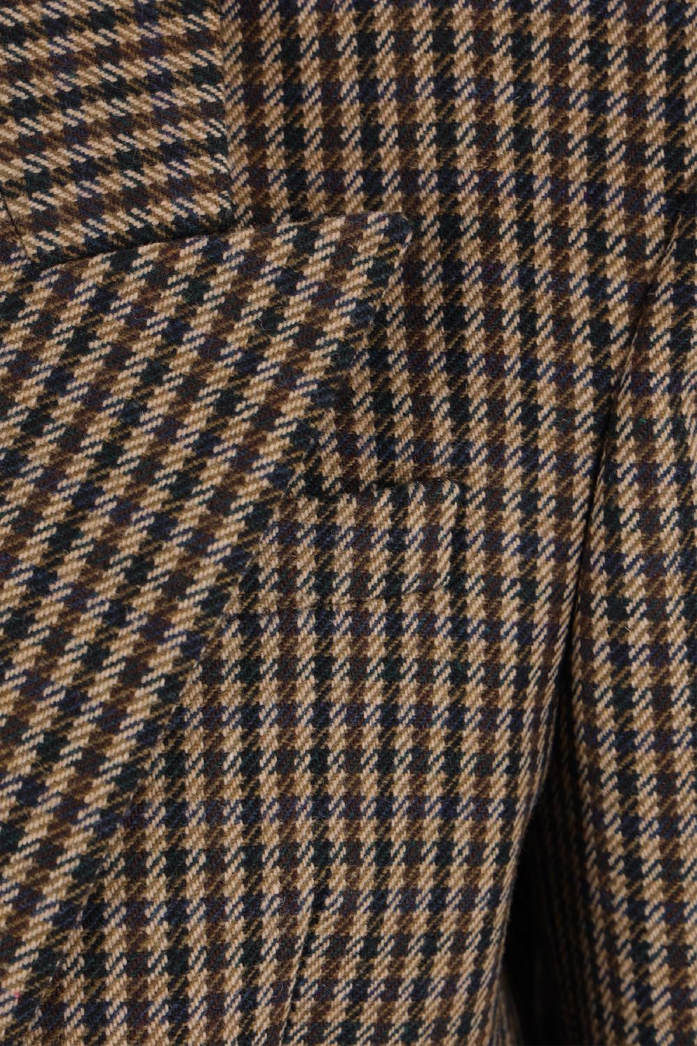 SAINT LAURENT Giacca Oversize In Lana Vichy