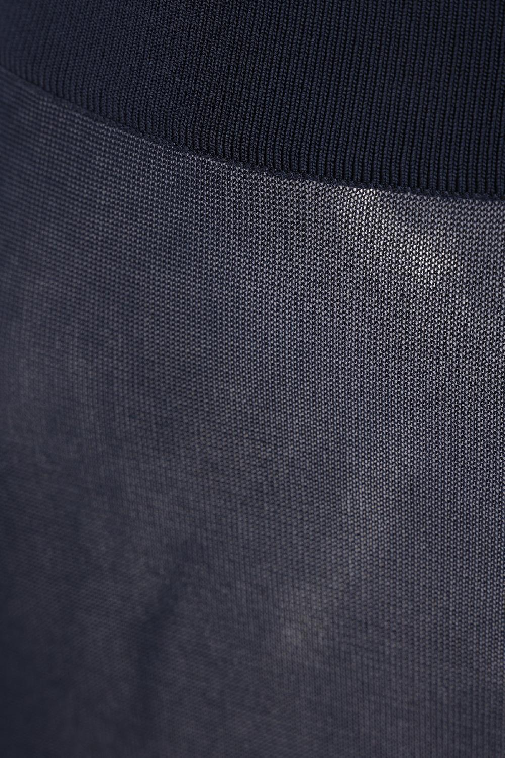 SAINT LAURENT Gonna A Matita In Maglia Trasparente