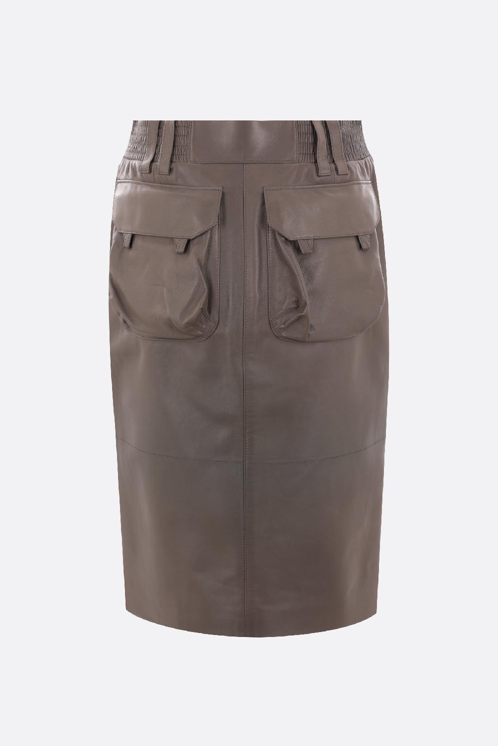 SAINT LAURENT Gonna A Matita In Pelle