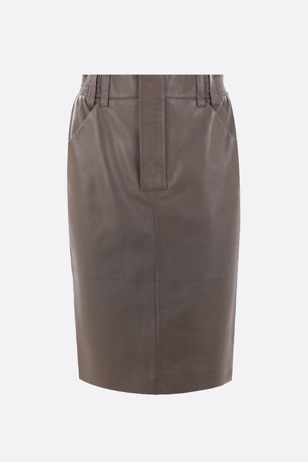 SAINT LAURENT gonna a matita in pelle