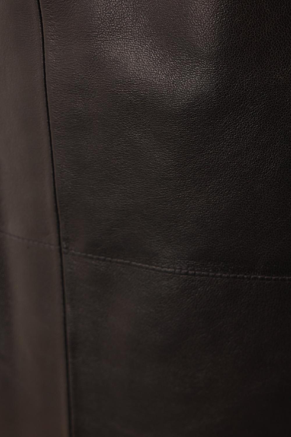 SAINT LAURENT Gonna Midi A Tubino In Nappa