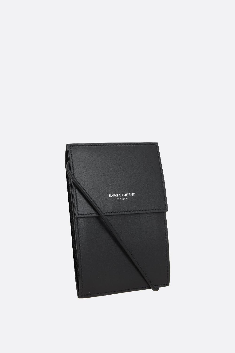 SAINT LAURENT Mini Borsa In Pelle Liscia