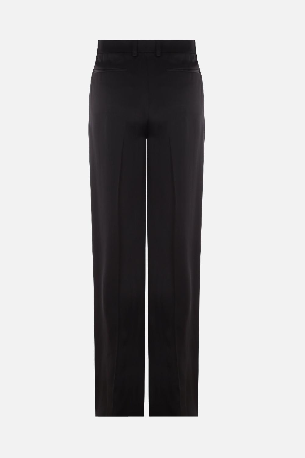 SAINT LAURENT Pantalone A Gamba Larga In Raso