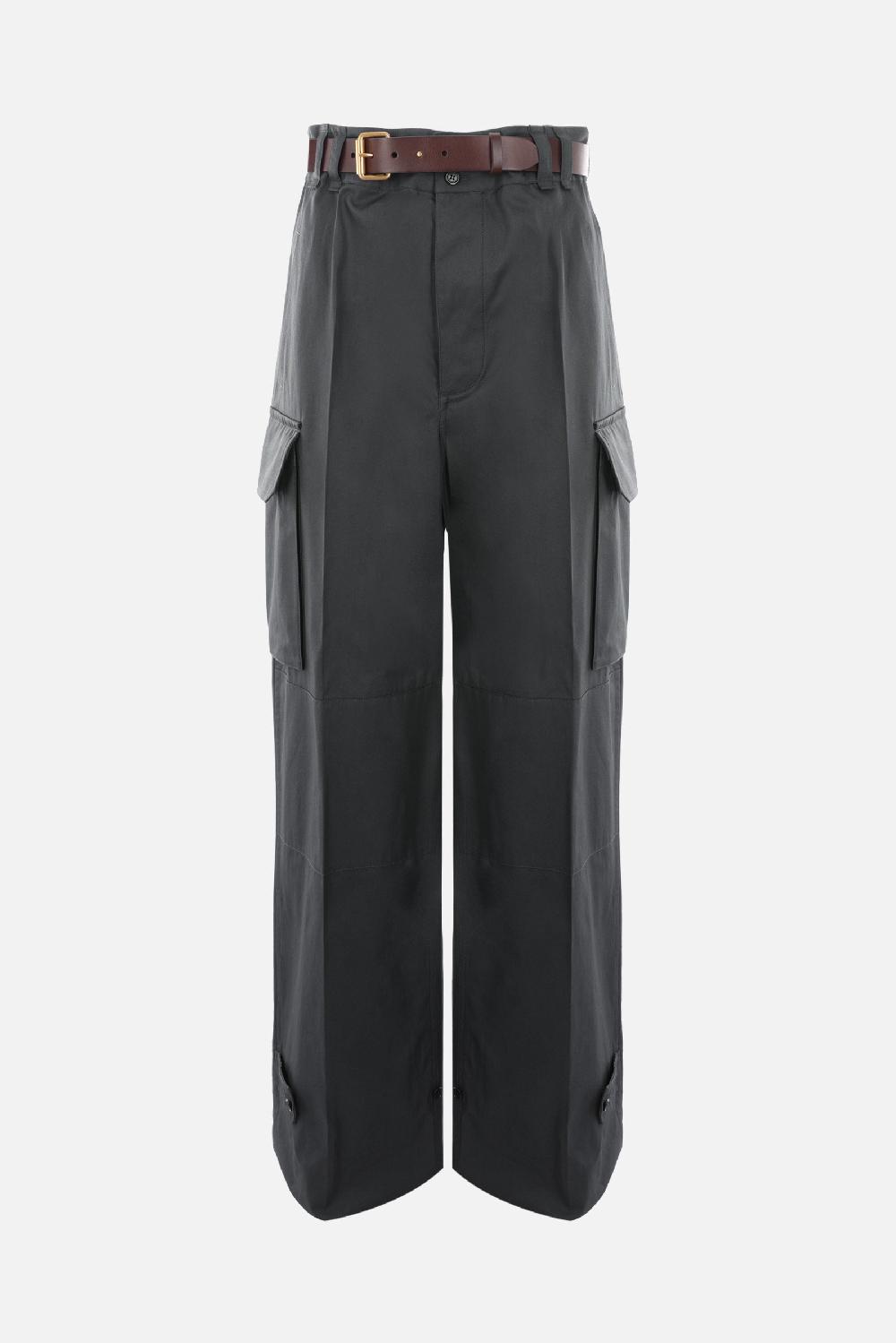 SAINT LAURENT pantalone cargo Cassandre in twill
