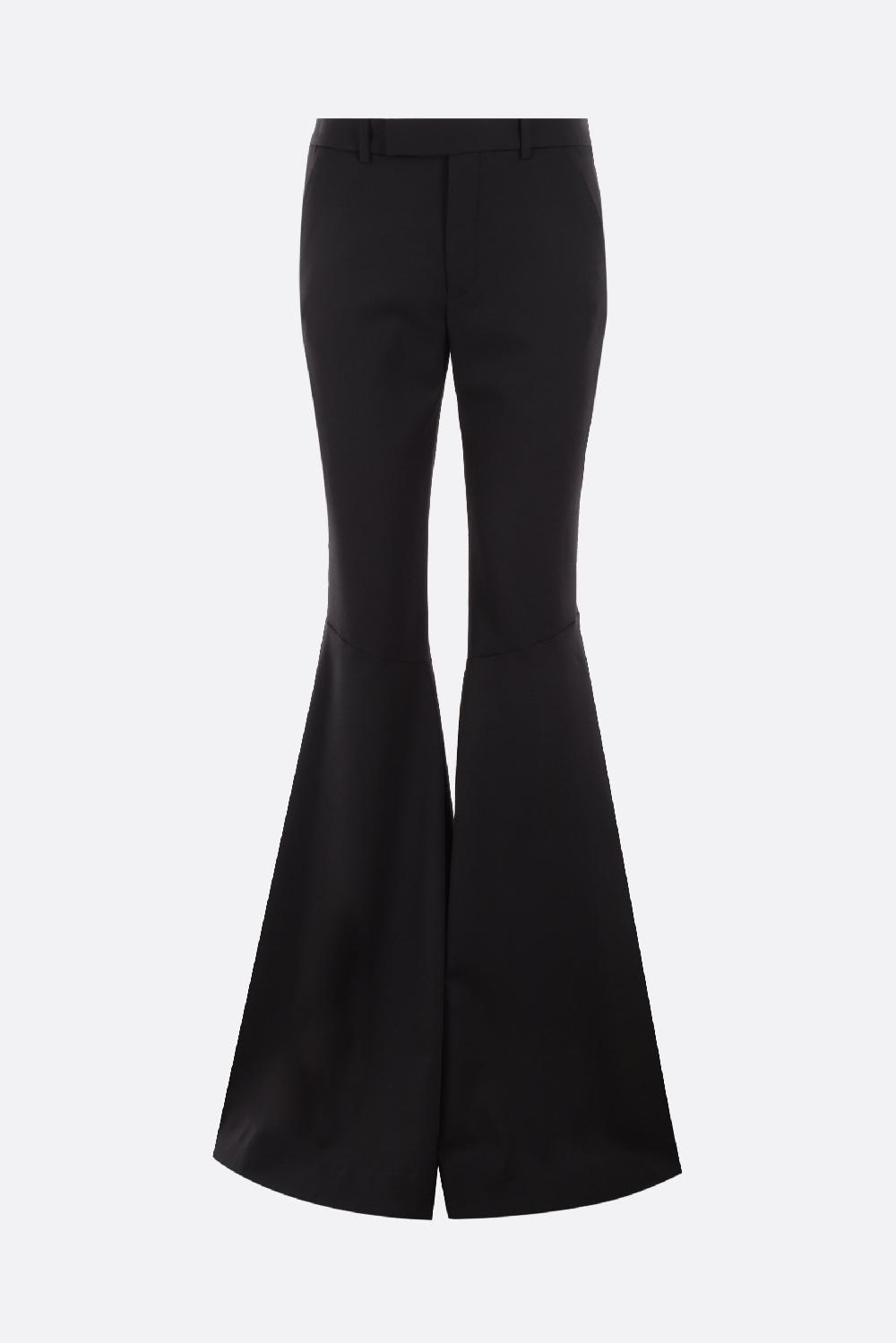 SAINT LAURENT pantalone flare in gabardine stretch