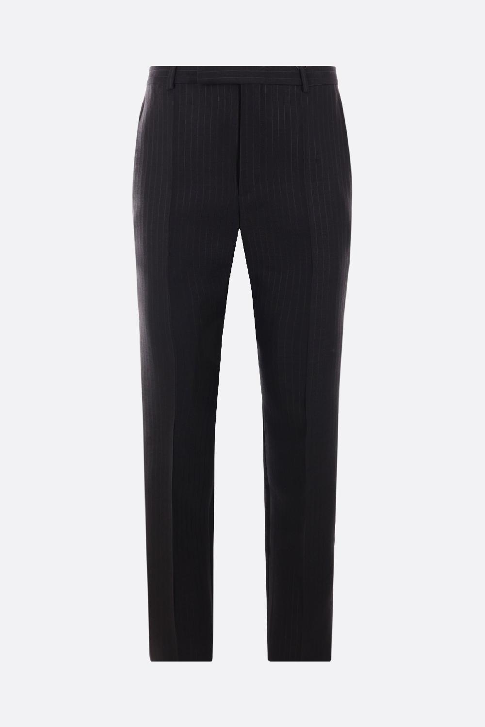 SAINT LAURENT Pantalone In Lana E Seta