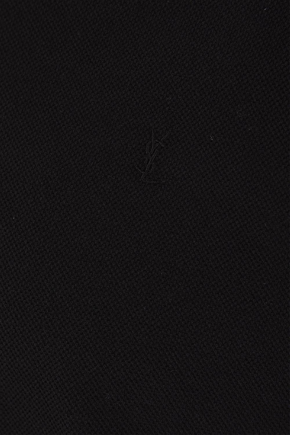 SAINT LAURENT Polo Cassandre In Piquet