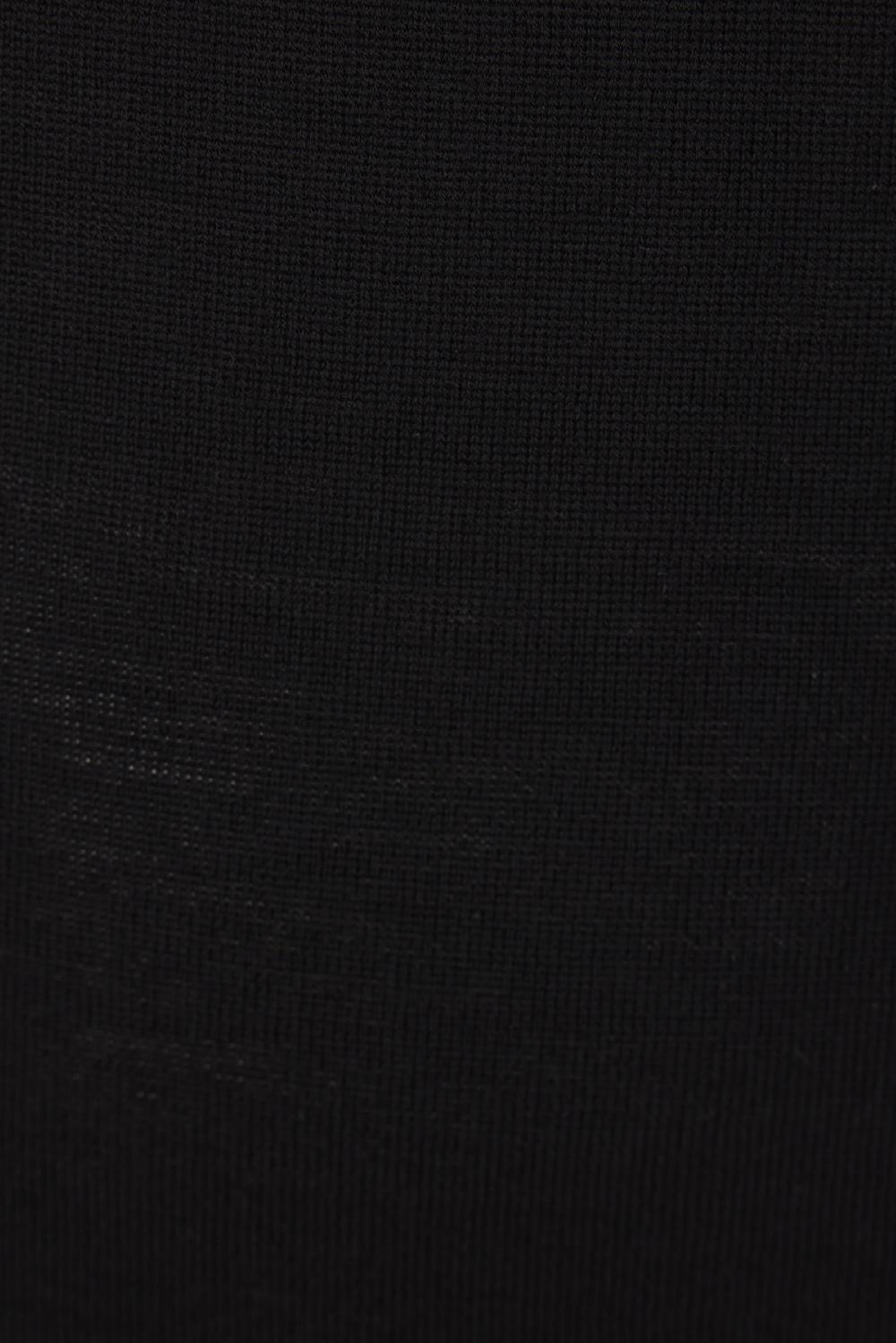 SAINT LAURENT Polo In Maglia Di Lana Ricamo Logo