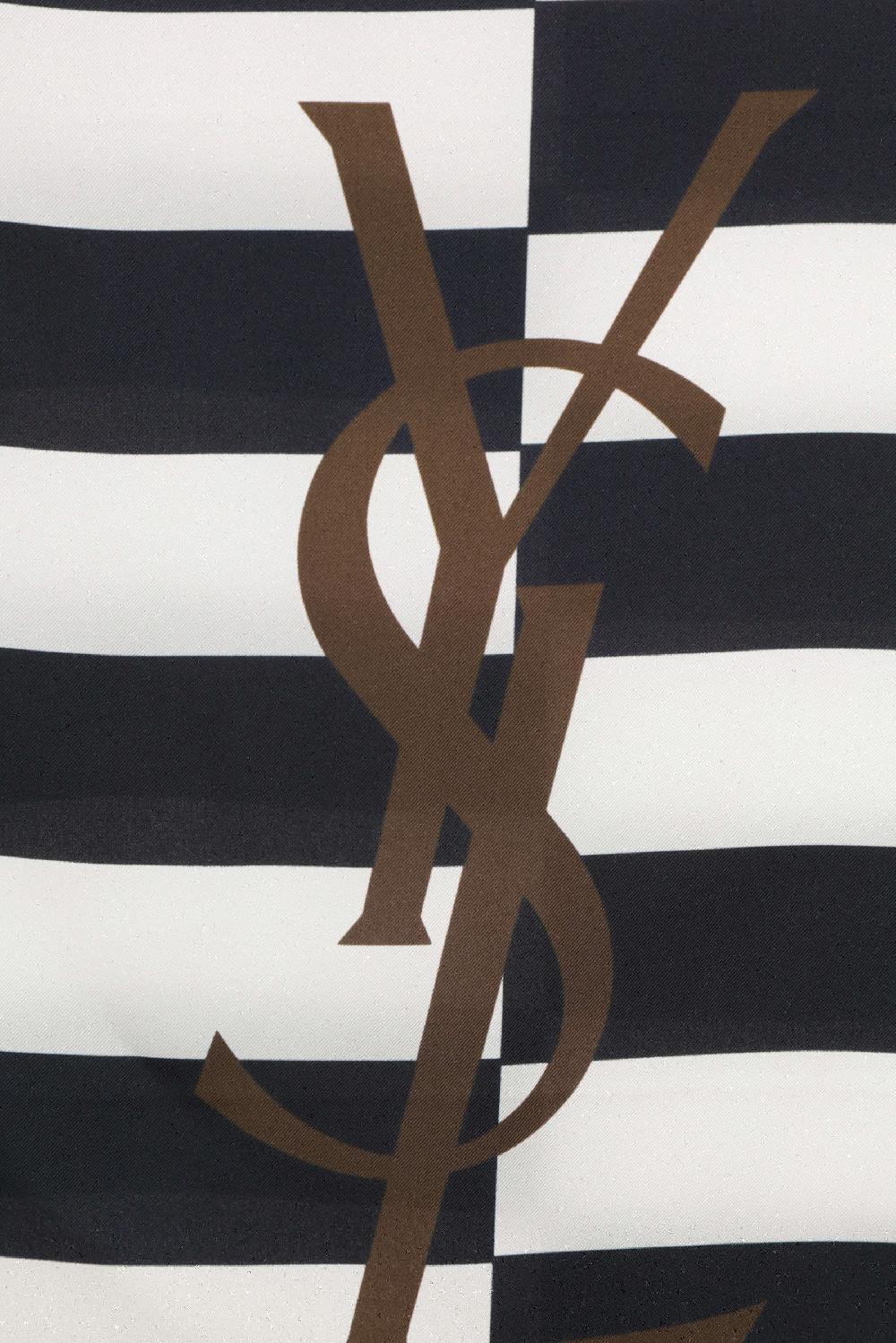 SAINT LAURENT Sciarpa Cassandre In Seta