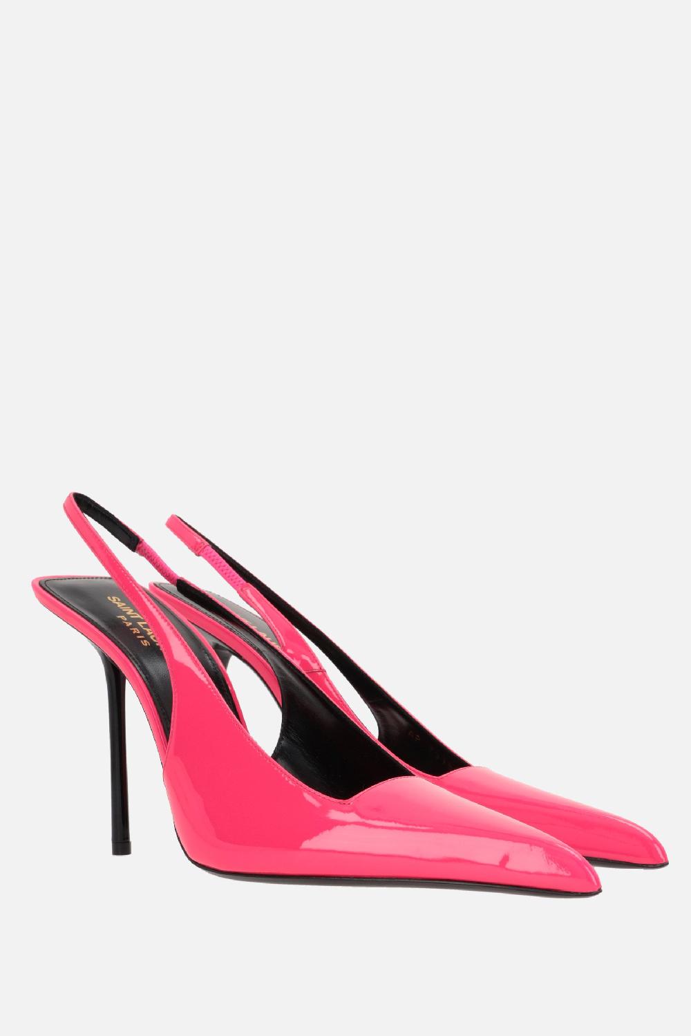 SAINT LAURENT Slingback Kiss In Vernice