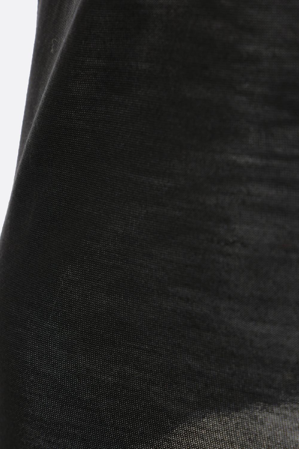 SAINT LAURENT Top Smanicato In Jersey Di Seta