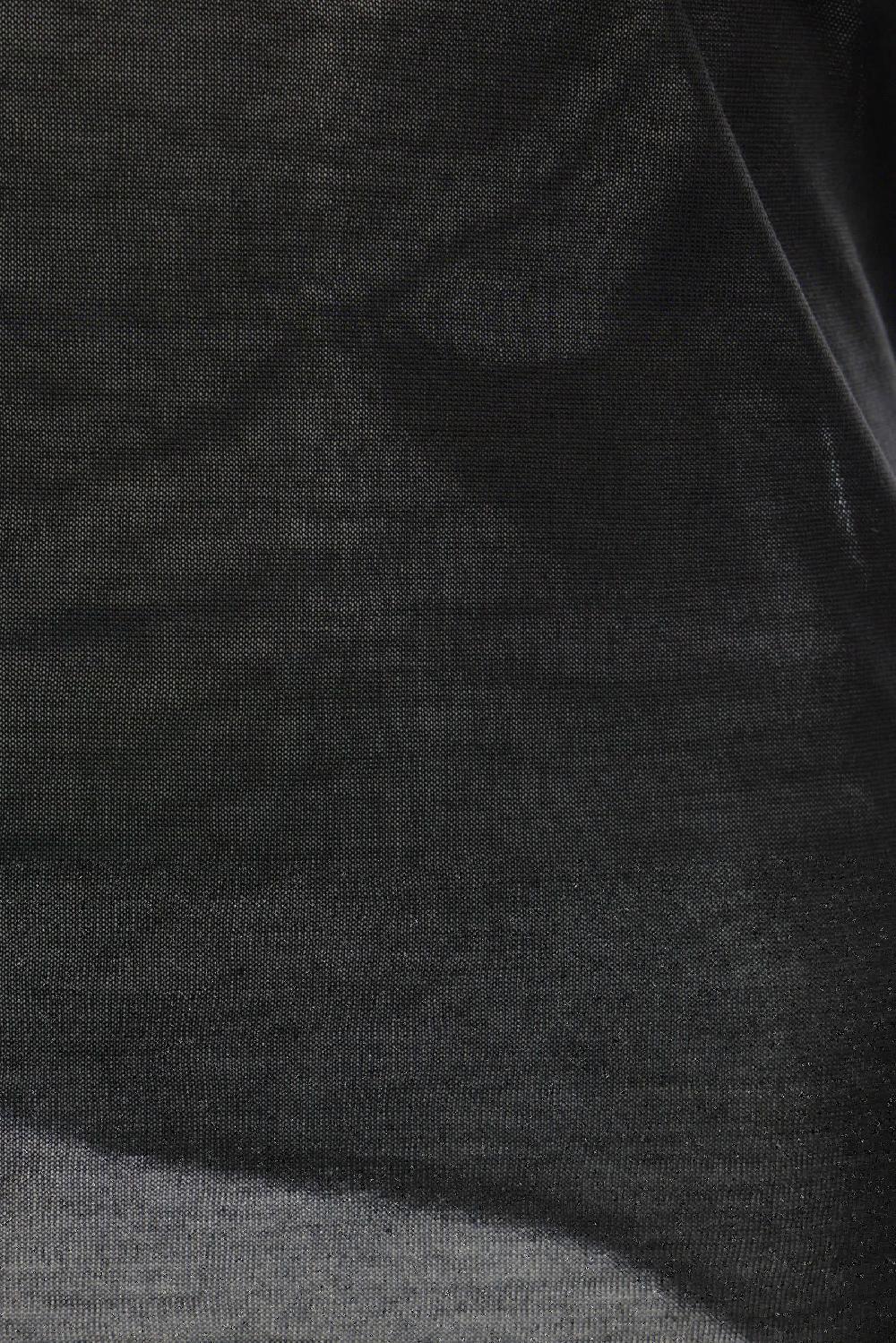 SAINT LAURENT Top Smanicato In Jersey Di Seta