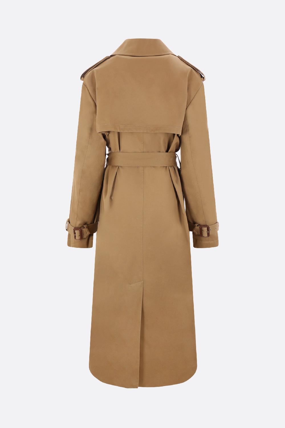SAINT LAURENT Trench Oversize In Serge Di Cotone