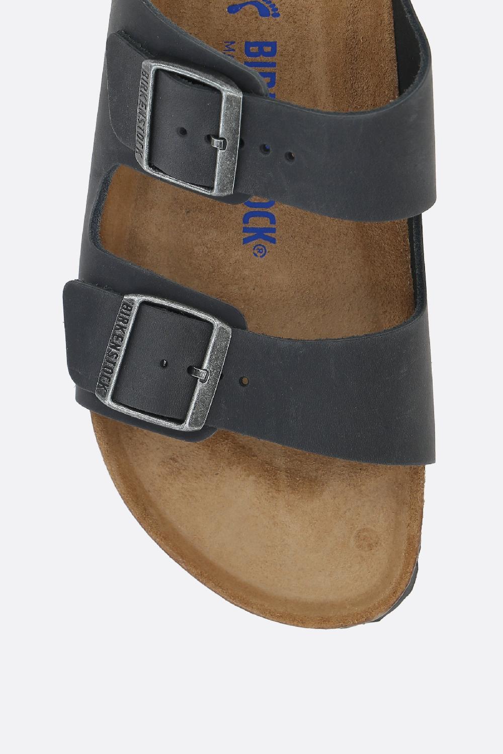 BIRKENSTOCK Sandalo Flat Arizona BS In Pelle Oliata (Narrow Fit)