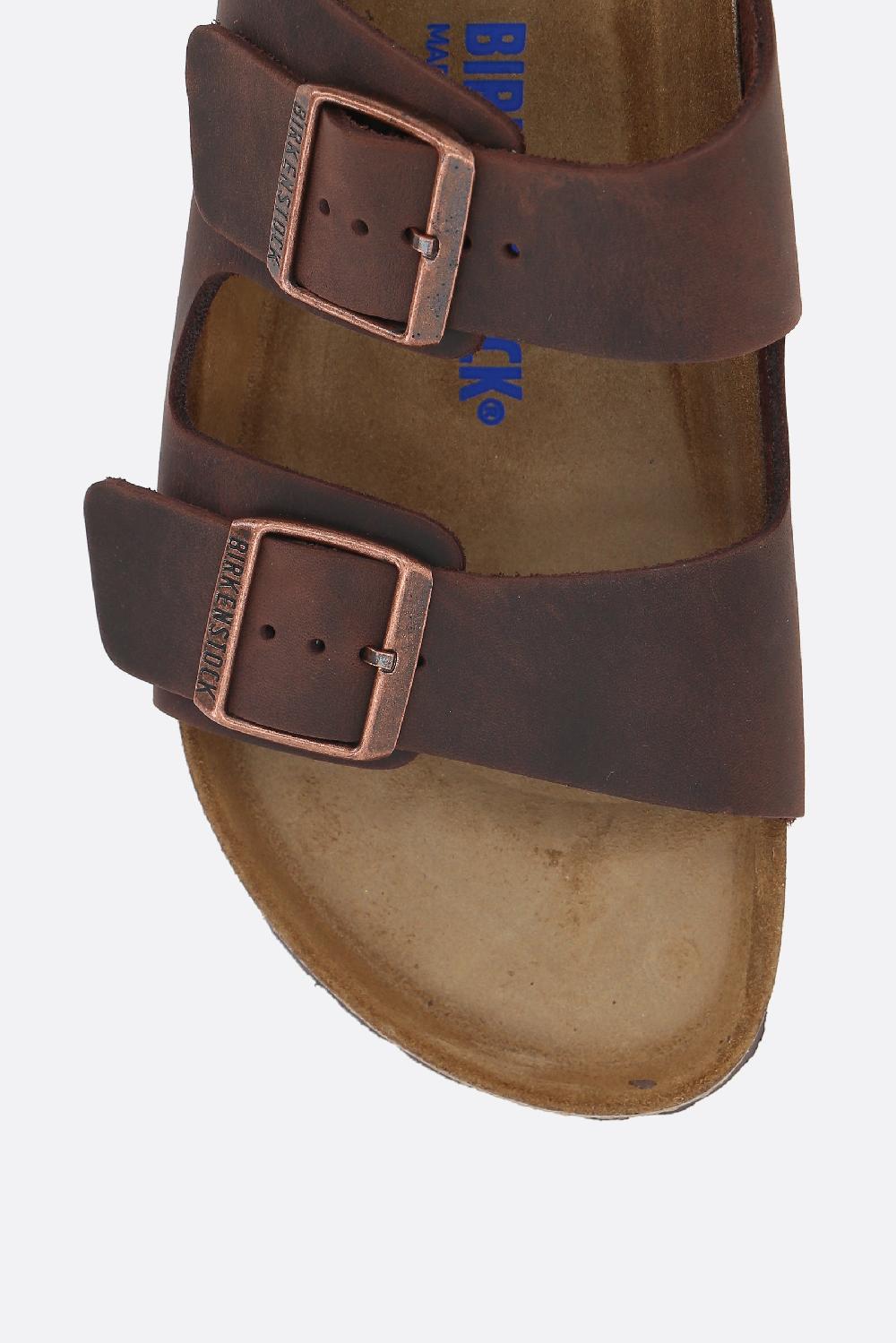 BIRKENSTOCK Sandalo Flat Arizona BS In Pelle Oliata (Narrow Fit)