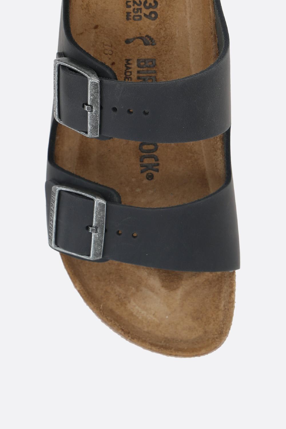 BIRKENSTOCK Sandalo Flat Arizona BS In Pelle Oliata (Narrow Fit)
