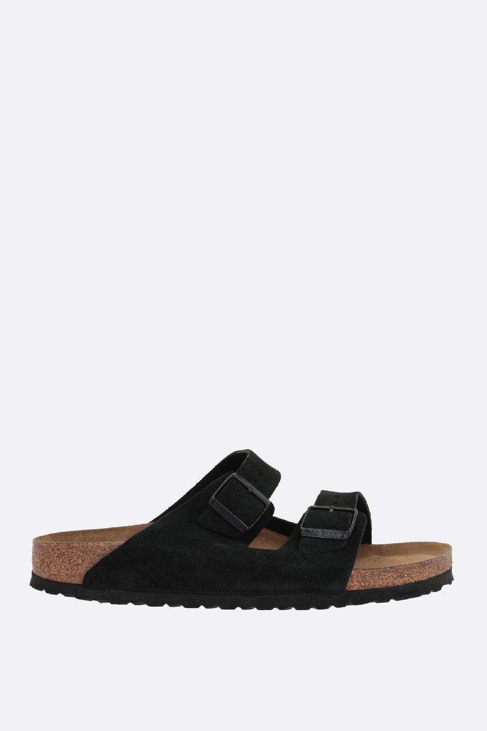 BIRKENSTOCK sandalo flat Arizona BS in suede (Narrow Fit)