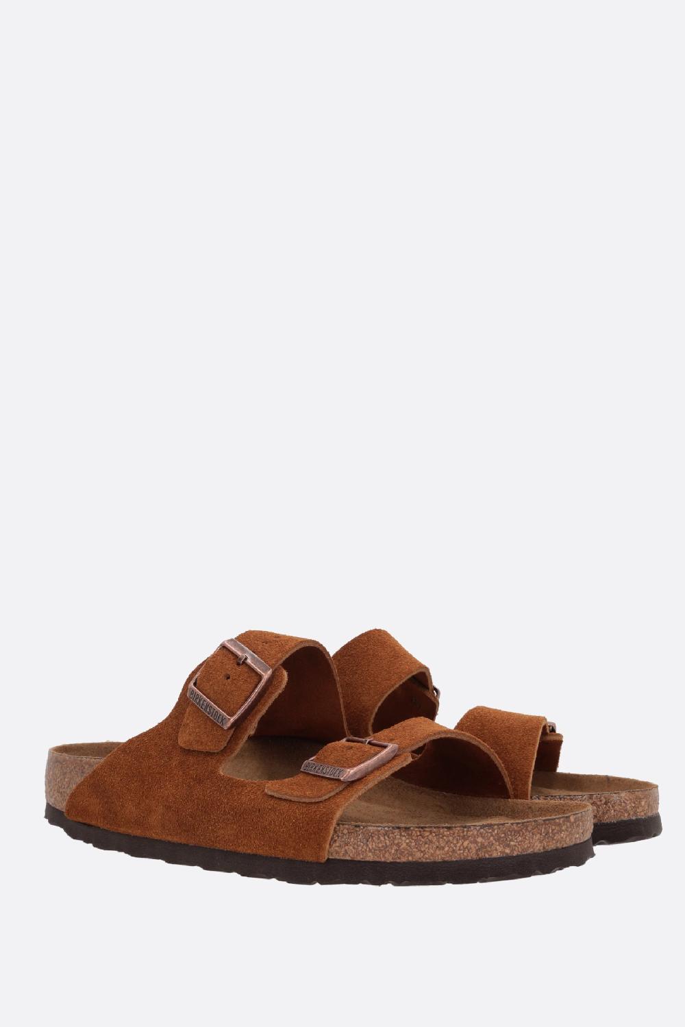 BIRKENSTOCK Sandalo Flat Arizona BS In Suede (Narrow Fit)