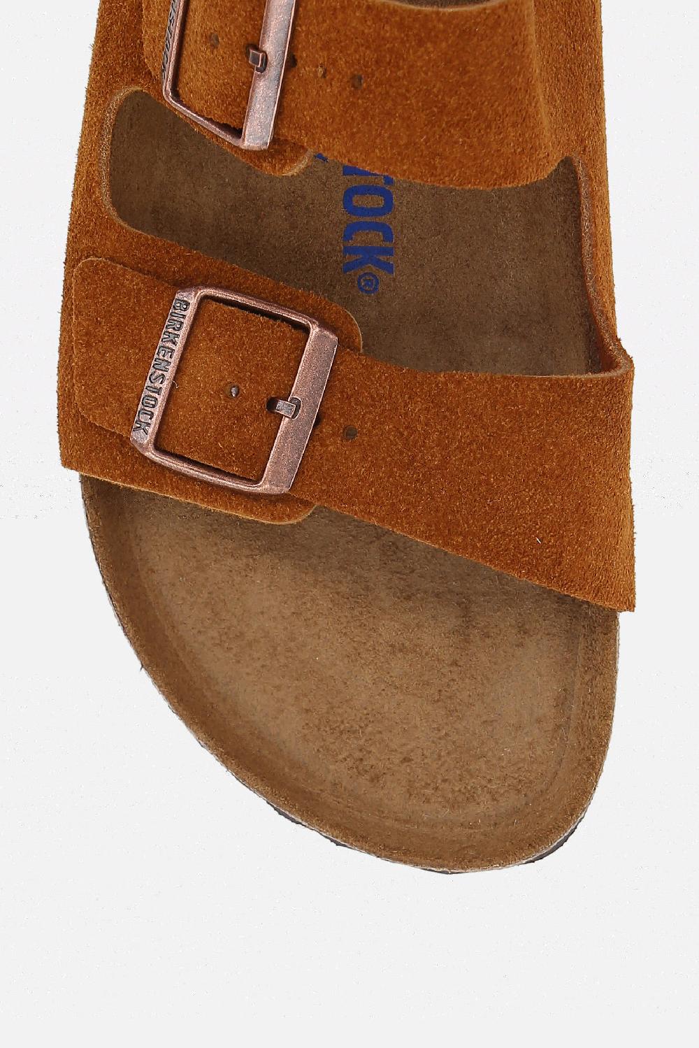 BIRKENSTOCK Sandalo Flat Arizona BS In Suede (Narrow Fit)