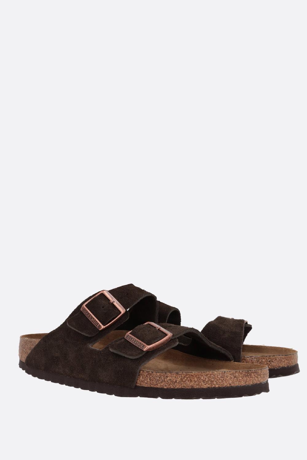 BIRKENSTOCK Sandalo Flat Arizona BS In Suede (Narrow Fit)