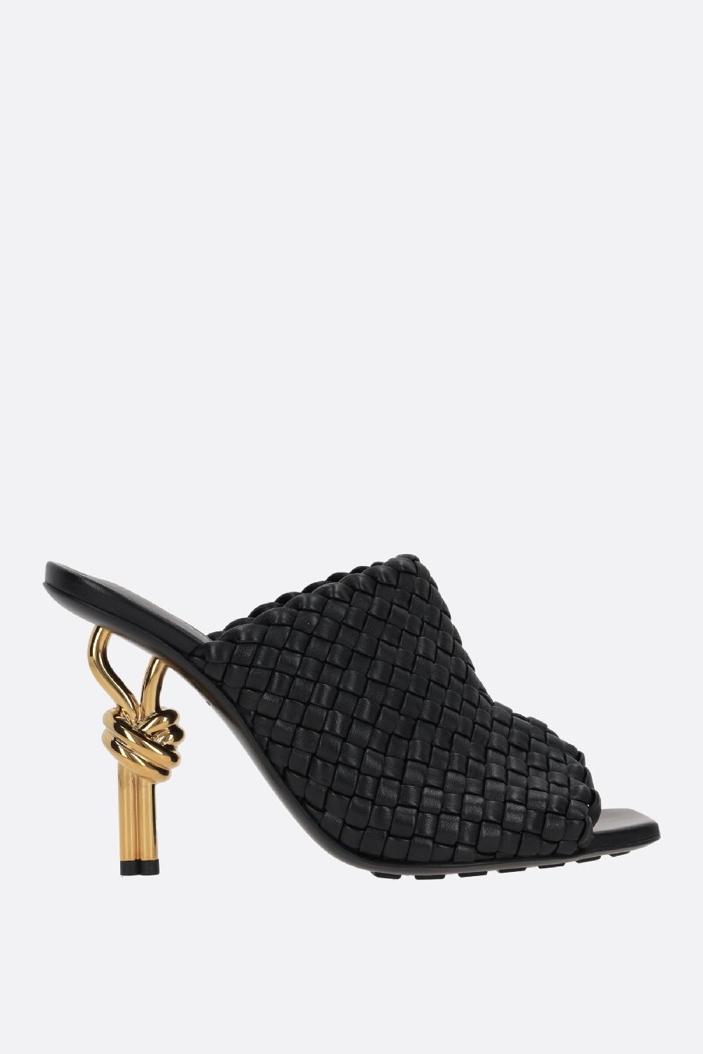 BOTTEGA VENETA sandalo mule Knot in Intrecciato nappa