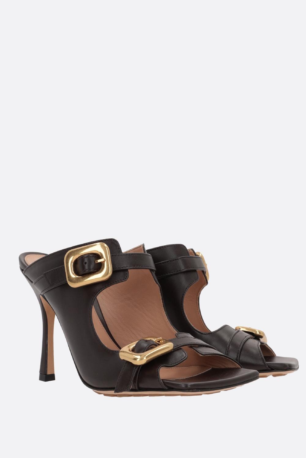 BOTTEGA VENETA Sandalo Mule Stretch Buckle In Pelle Liscia