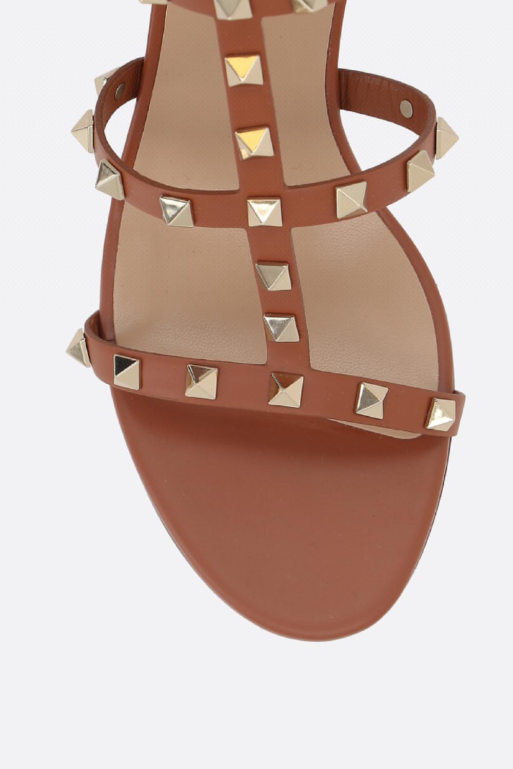 VALENTINO GARAVANI Sandalo Rockstud In Pelle Liscia