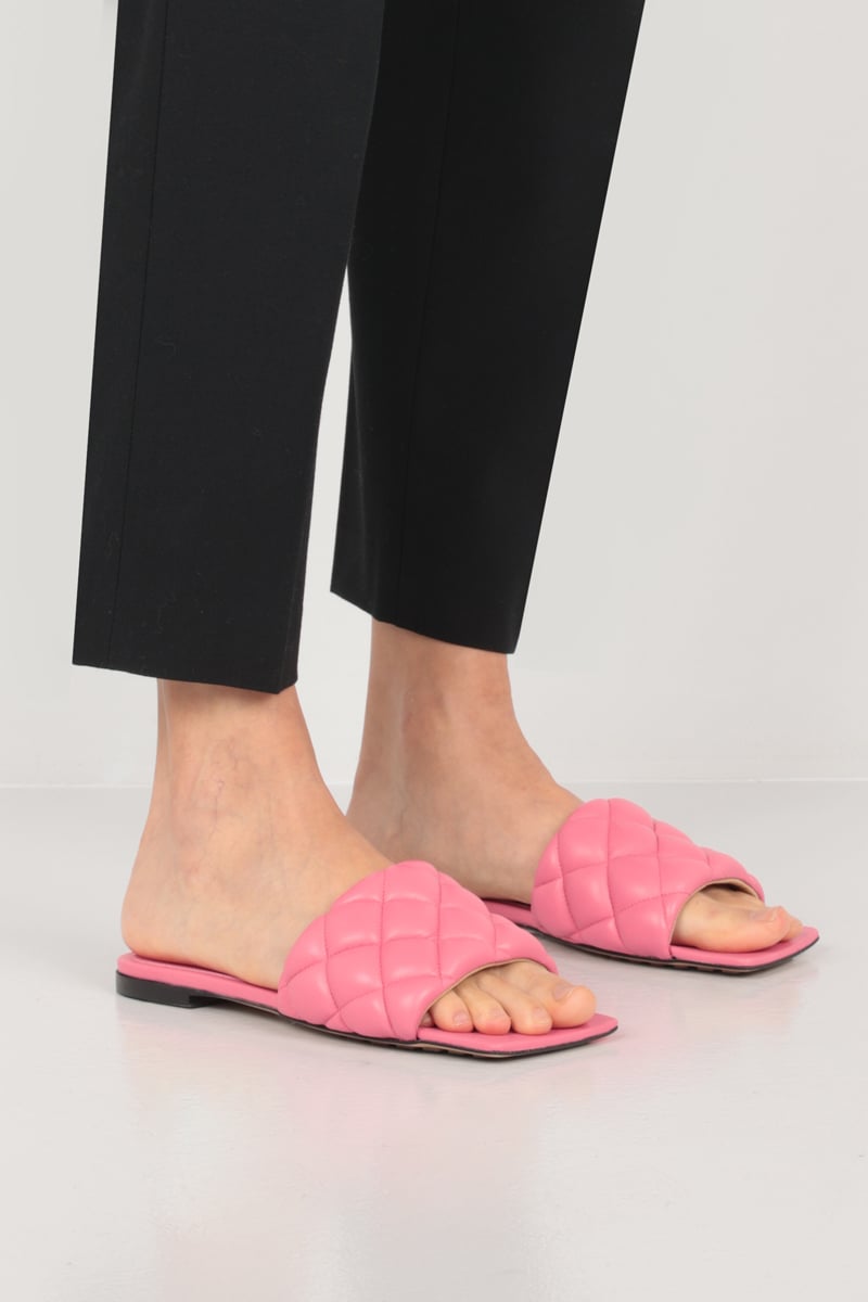 BOTTEGA VENETA Sandalo Slide Padded In Nappa Matelassé