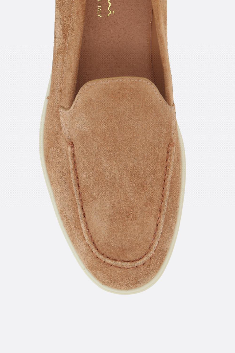 SANTONI Mocassino In Suede