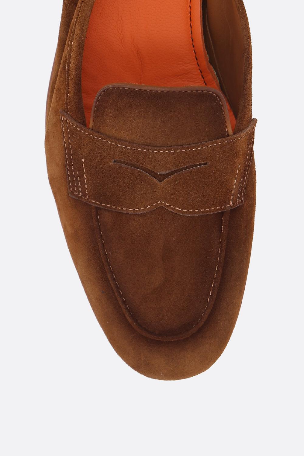 SANTONI Mocassino Penny Carla In Suede