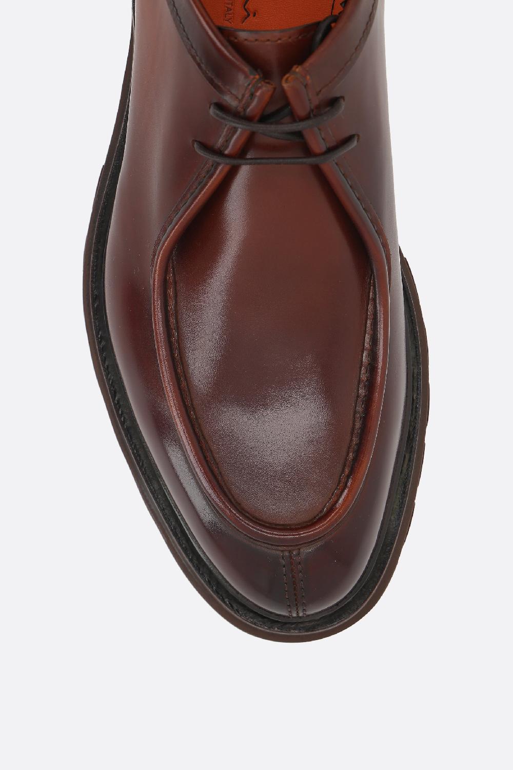 SANTONI Scarpa Derby Emlyn In Pelle Liscia